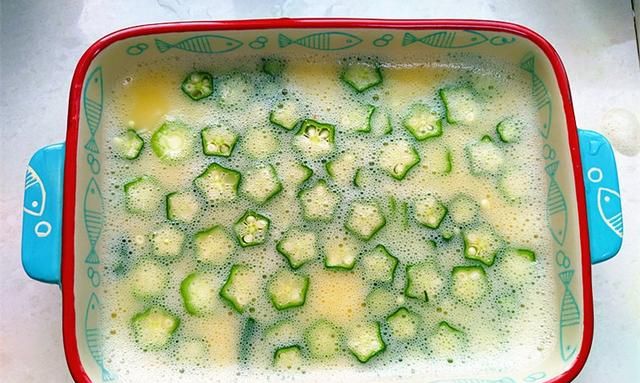 黄秋葵的做法：黄秋葵的神仙吃法（黄秋葵烤蛋）图8