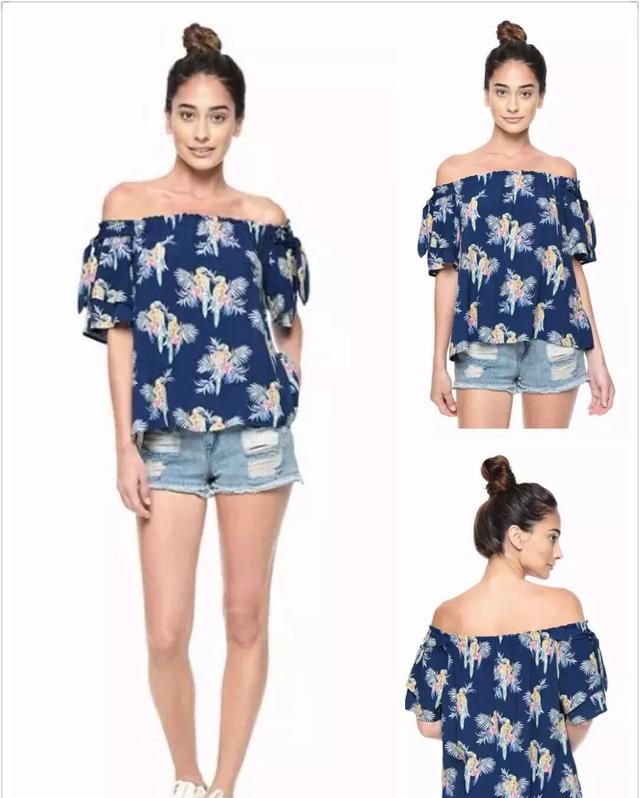 一字肩的衣服好看吗图4