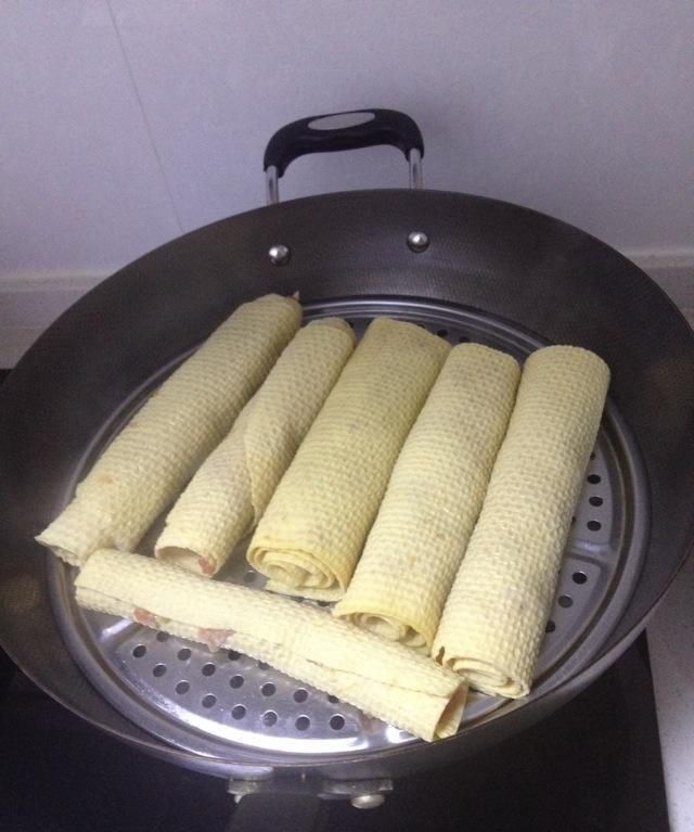 鸡汤豆腐卷，东北熏干豆腐卷做法图1