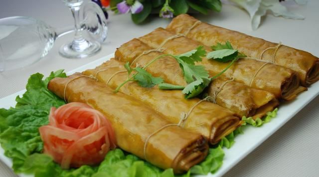 鸡汤豆腐卷，东北熏干豆腐卷做法图4