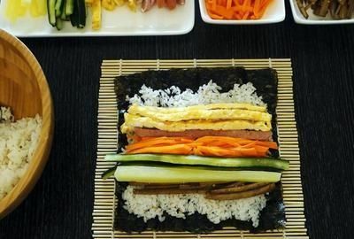 韩式蛋包饭，韩国紫菜包饭的做法和材料图11