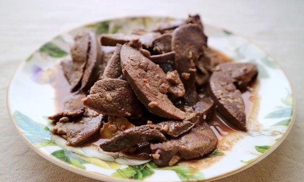 麻油猪肝的做法，月子餐猪肝面的做法图4