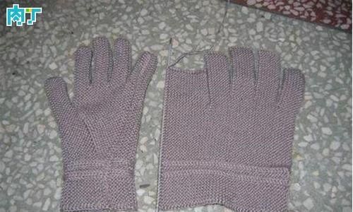手套织法，厚毛线手套怎么织图14