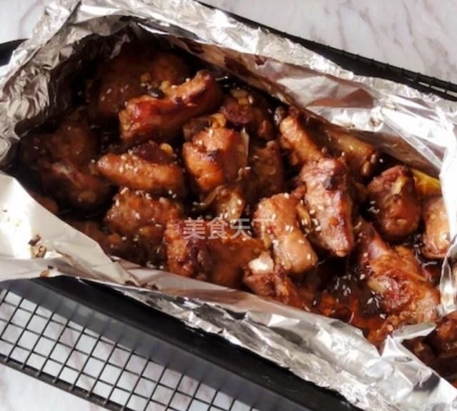 锡纸排骨，平底锅锡纸排骨的做法图17
