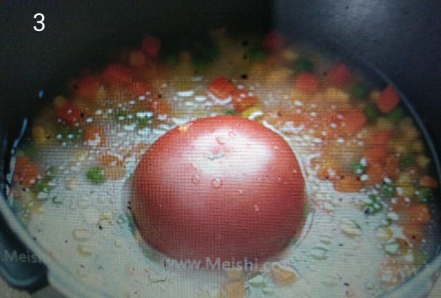 整个番茄饭，一个番茄饭怎么做图4