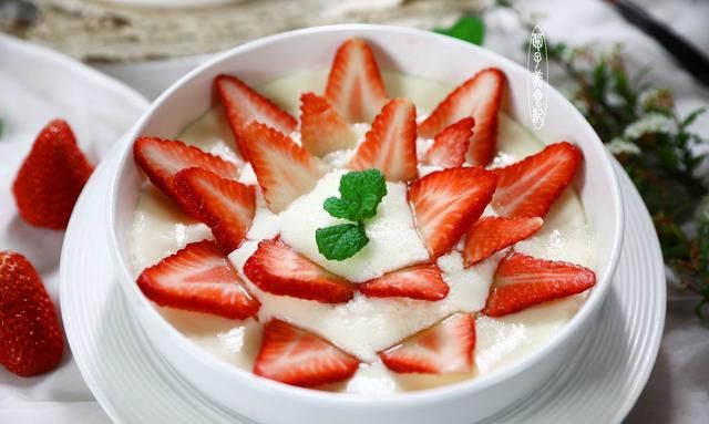 草莓牛奶做法，草莓牛奶布丁怎么做图4