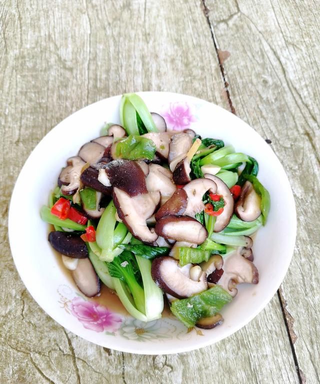 香菇青菜最正宗的做法图13