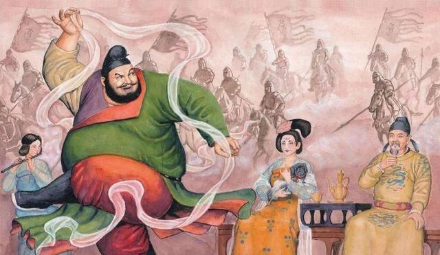 唐玄宗与杨贵妃和安禄山图6