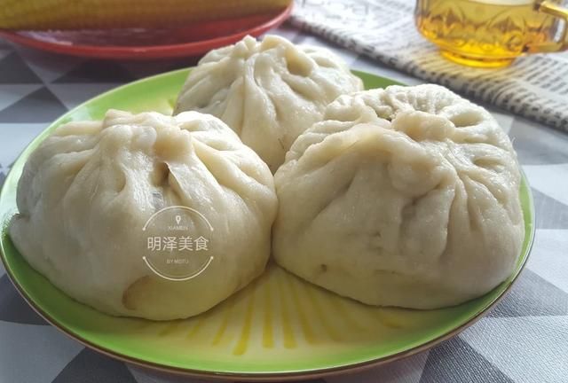 豆角肉末包子的做法及配料(豆角肉末包子配方)图1