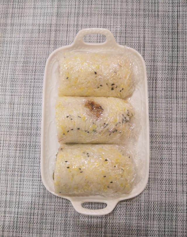 营养早餐第267期，小时候常吃的糯米饭团，粘糯咸香，真营养