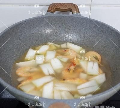 冬瓜虾汤的做法