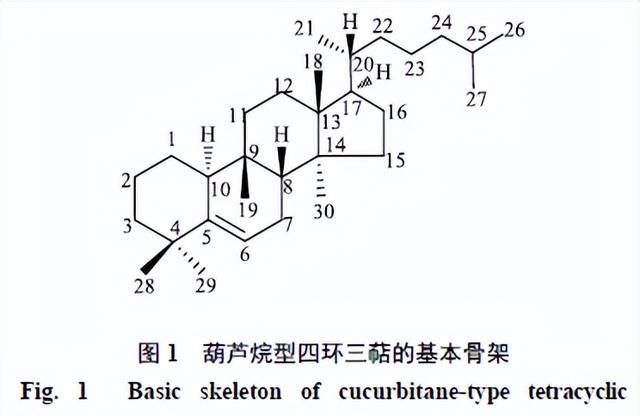 胡黄连葫芦烷型四环三萜类化合物及其生物活性的研究进展