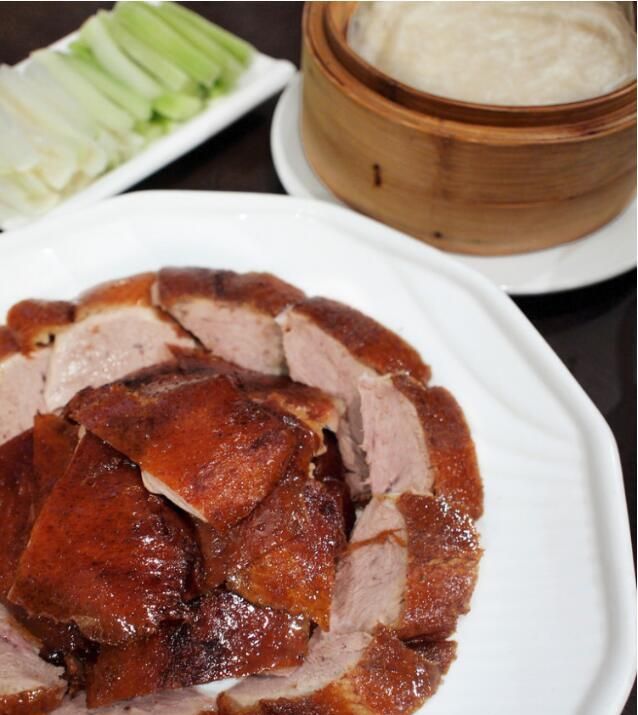 全聚德外卖烤鸭的吃法,北京全聚德烤鸭鸭架吃法图11
