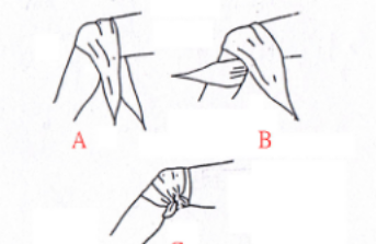 三角巾的包扎方法