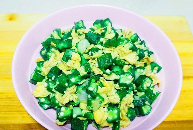 秋葵炒鸡蛋怎么做图13