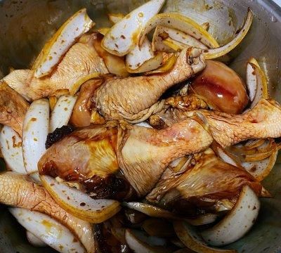 色香味俱全，米饭配电高压锅版三杯鸡，下饭绝杀