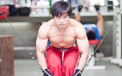 胸沟锻炼 拉力器夹胸动作及图解教程