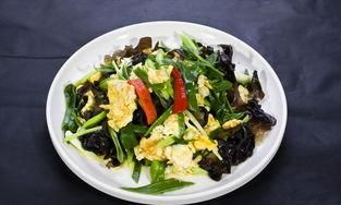 香菜炒鸡蛋的做法