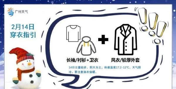 冷空气到货，一夜之间短袖换羽绒，广州最低气温将跌破10℃！取暖安全请注意