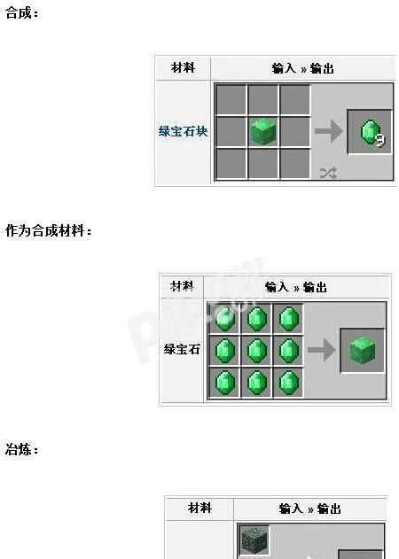 我的世界绿宝石有什么用 绿宝石的作用是什么