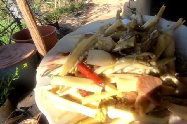 棕包米炒腊肉怎样做好吃,棕包炒腊肉的正宗做法图4