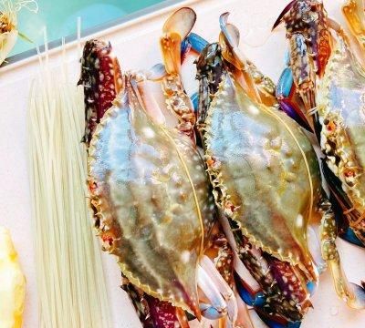 #一周减脂不重样#清蒸鲜活梭子蟹