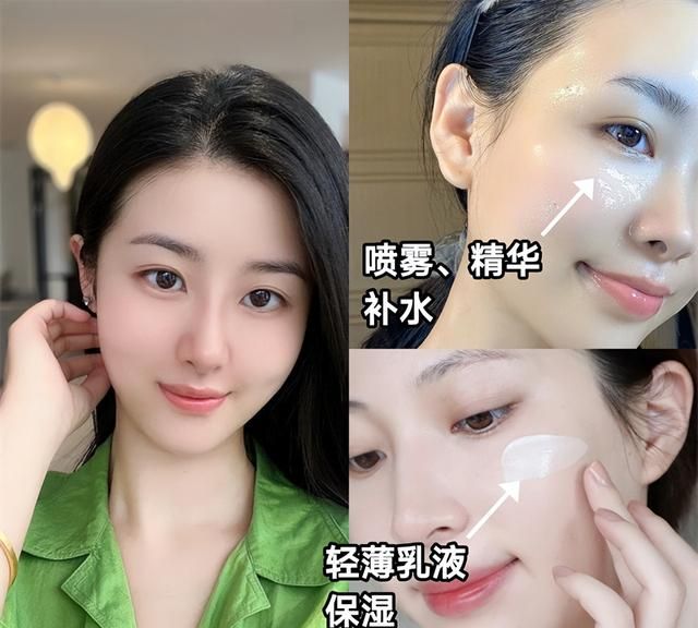 女生不管出门多热，尽量化淡妆，教你这4步，精致、好看又不脱妆