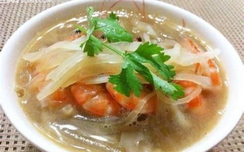 虾和萝卜汤怎么做好吃,虾发黑可以做萝卜汤吗