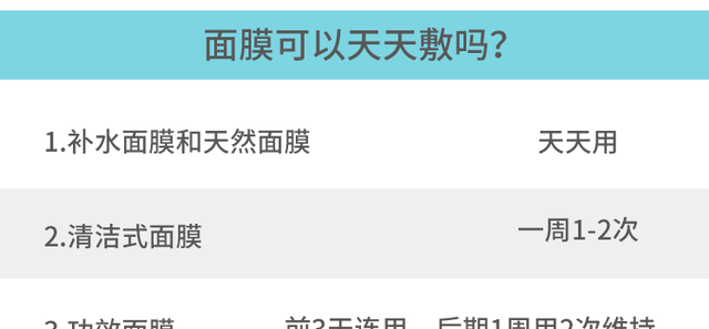 面膜的正确使用方法和时间，面膜可以天天敷吗？几天敷一次最好？