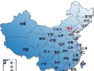 海棠叶与中国地图