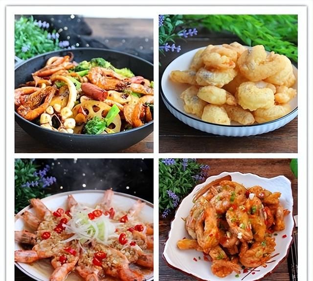 国庆家宴，大虾别总是水煮了，5道大虾做法，端上桌都是“硬菜”