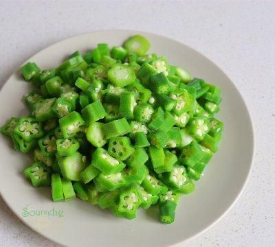 这道秋葵炒鸡蛋，家人天天求我做