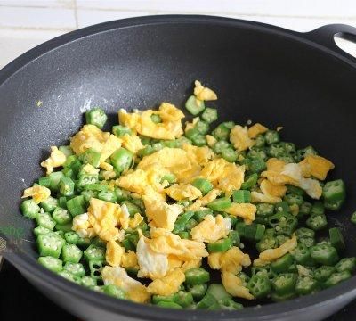 这道秋葵炒鸡蛋，家人天天求我做