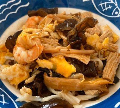 三鲜打卤面，保准你爱吃