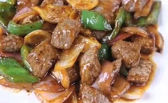 洋葱炒牛肉怎么做呢,炒牛肉可以加洋葱吗图7