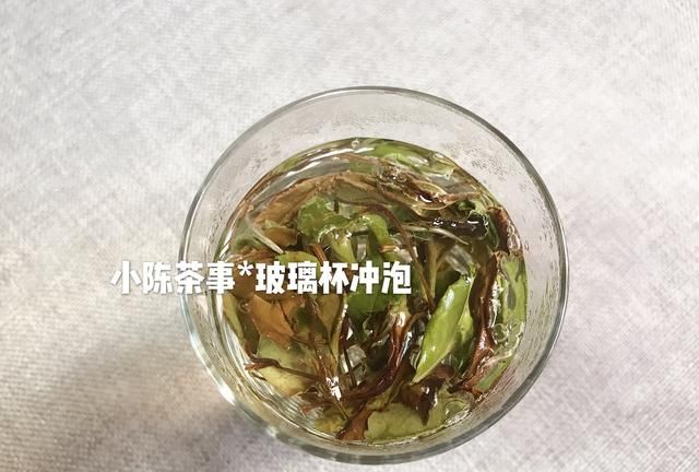 图解玻璃杯冲泡白茶，需要四个步骤，你做对了吗？