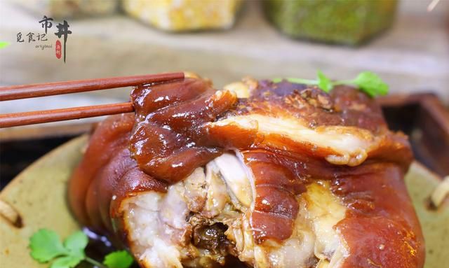 红烧猪肘子高压锅版，不用油炸，45分钟皮酥肉烂，无难度味道香