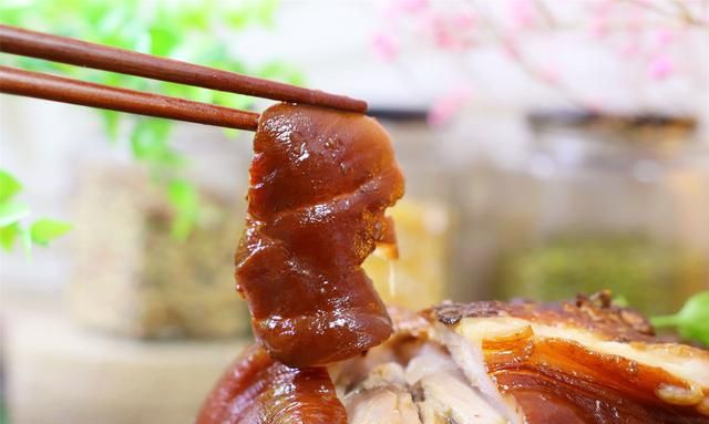 红烧猪肘子高压锅版，不用油炸，45分钟皮酥肉烂，无难度味道香