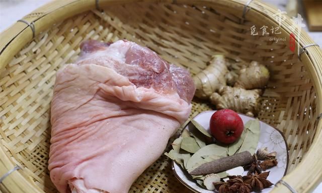 红烧猪肘子高压锅版，不用油炸，45分钟皮酥肉烂，无难度味道香
