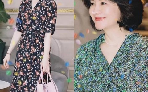 50岁女人夏天衣服搭配(老年人衣服女装50岁夏季连衣裙)