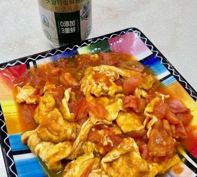 这道西红柿炒鸡蛋一上桌，我的筷子就没停过