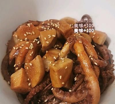 #暖冬酱在手，嗨吃部队锅#韩式料理｜辣炖八爪鱼米饭杀手