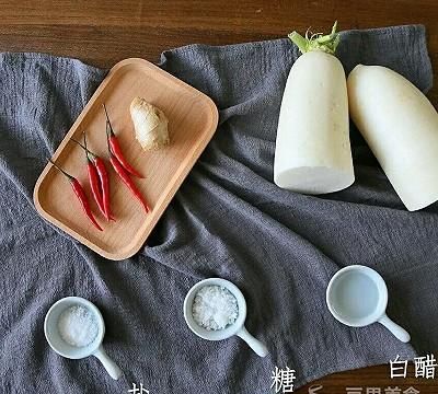 爽口腌萝卜的做法
