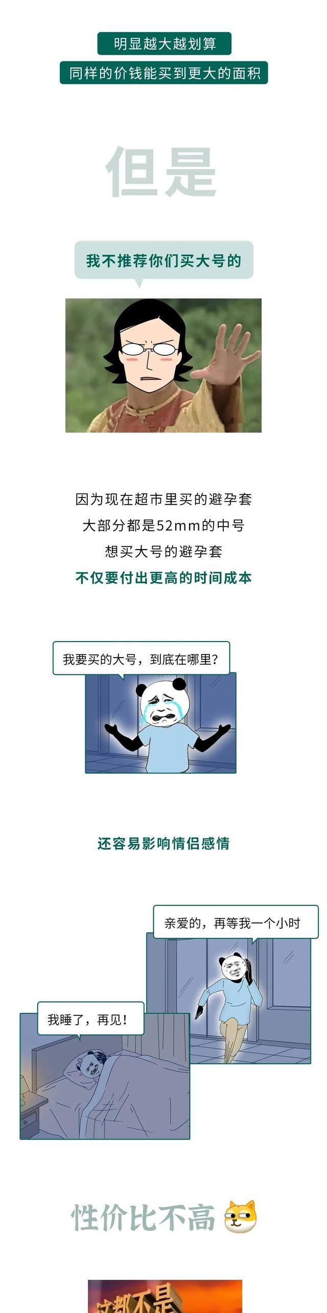 大、中、小号的避孕套，到底哪个更划算？