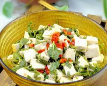 豆腐和什么菜搭配好吃,菜豆腐怎么做好吃贵州图5