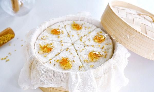 年夜饭 蒸蒸日上步步高—桂花米糕