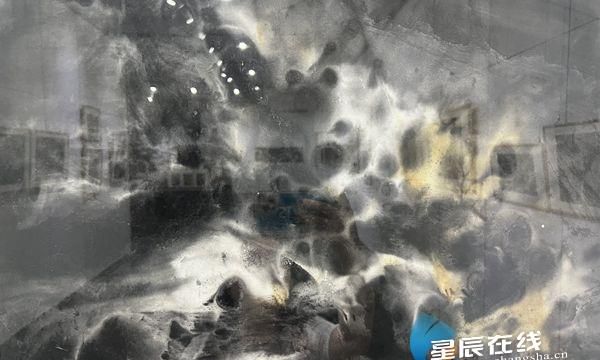 “水”的功效、“墨”的意境 源起——肖志坚新意象作品展在湖南国画馆开幕