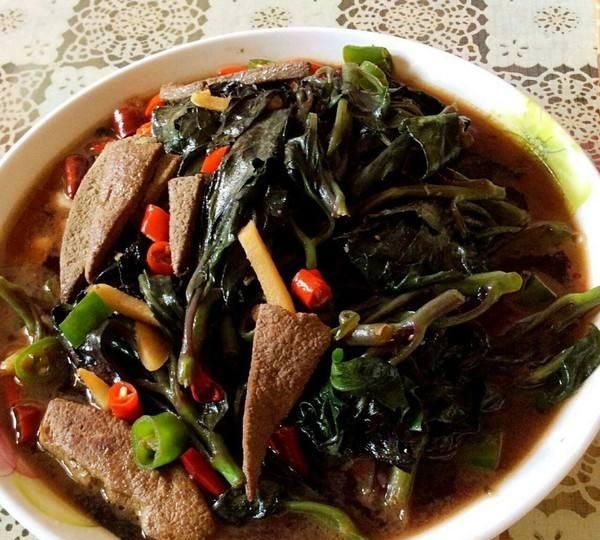 血皮菜怎么做好吃图4