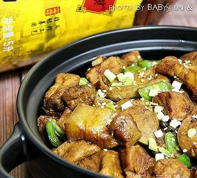 一口爆汁的素鸡烧肉