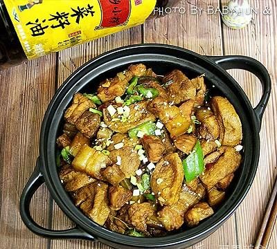 一口爆汁的素鸡烧肉